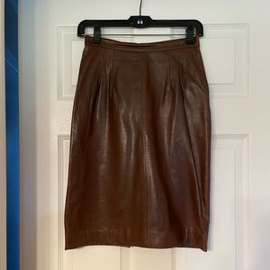 ⚠️WEEKEND MOVING SALE ⚠️Authentic Leather Skirt